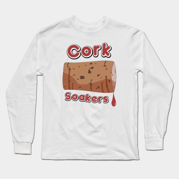 Cork Soakkk Long Sleeve T-Shirt by JJFDesigns